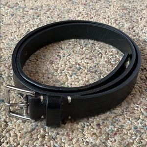 Coach Black Leather Belt